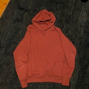 Pink Uniqlo Pullover Hoodie